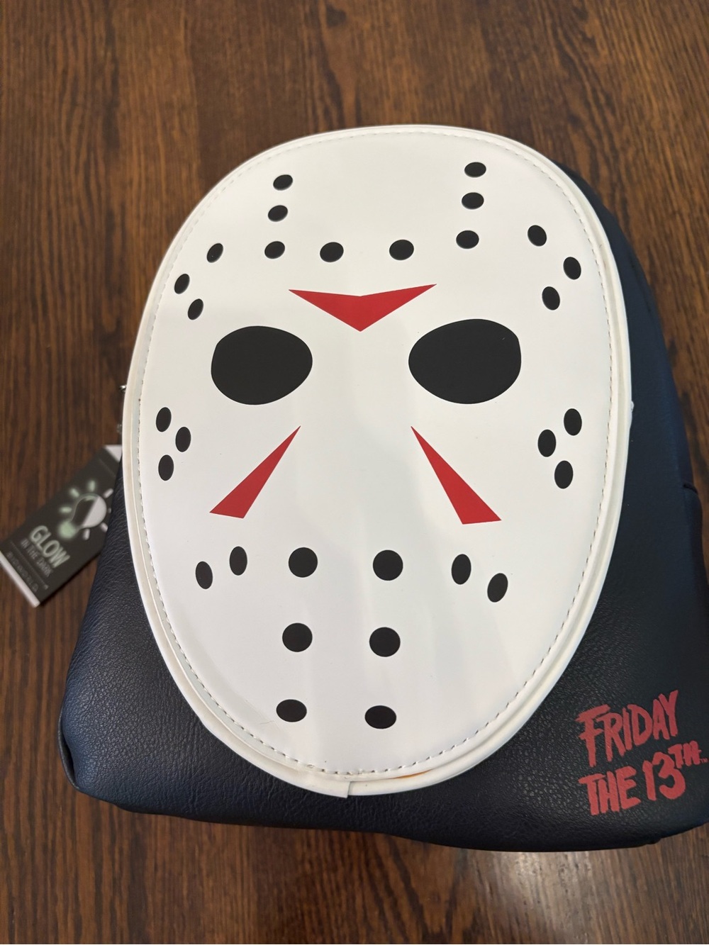 Friday the 13th White & Black Men's Mask Crossbody Bag
